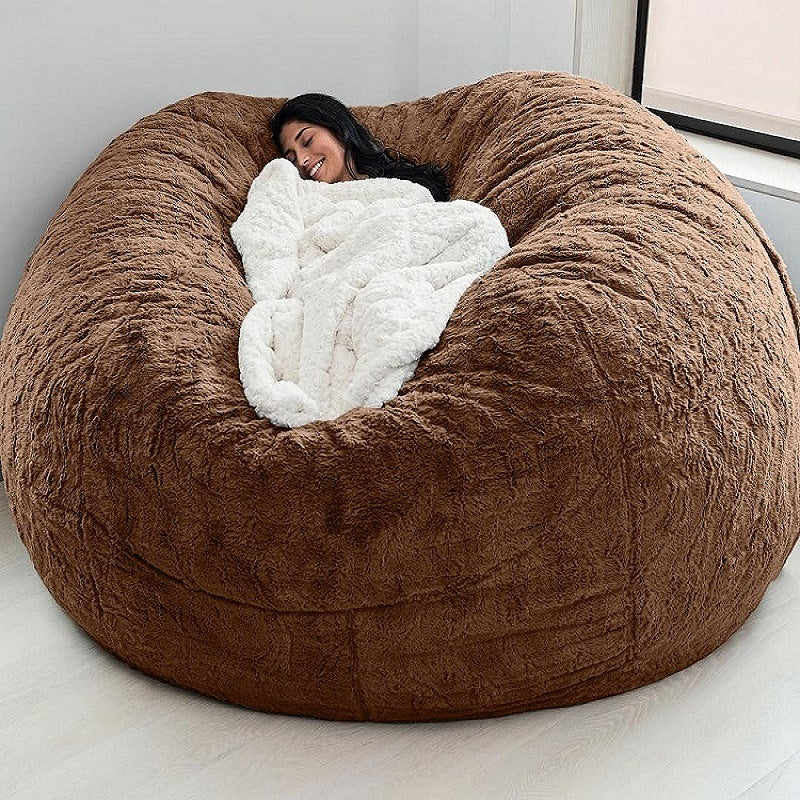Lazy Artificial Fur Bean Bag Bean Sofa