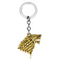 Ornaments Wolf Keychain Alloy Electroplating