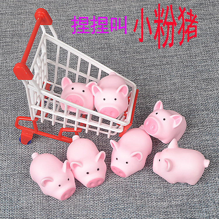 Cartoon love pink pig toys, pigs, pigs, pig, knead, knead, knead, called reduced pressure vent