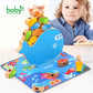 Boby Magnetic Small Fish Stack of Multifunctional Beads Turning Rope Contained Fishing Child Wood Toys