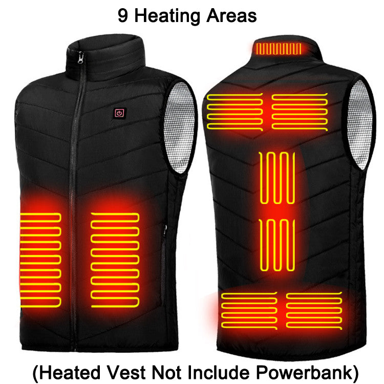 Winter USB Heating Jacket Men's And Women's Fashion Hunting Warm Clothing