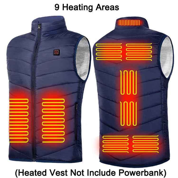 Winter USB Heating Jacket Men's And Women's Fashion Hunting Warm Clothing
