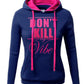 Hooded Long-sleeved Slim-fit Letter T Blood Sweater Women's Clothing