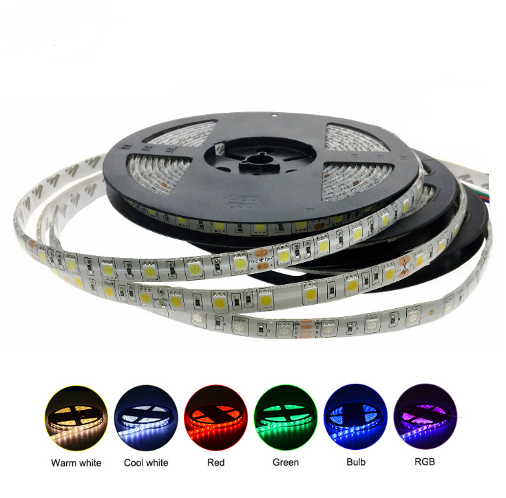 LED Light Strips Highlight 60 Light Beads Epoxy Waterproof Soft Strips
