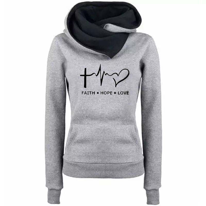 Lapel Graphic Print Hooded Personalized Sweater Bottoming Shirt