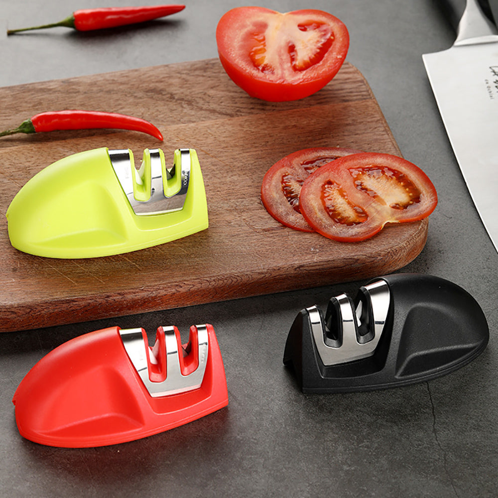 Knife Sharpener Mini Quick Kawaii Kitchen Accessories Portable Two-stage Mouse Sharpening Stone Kitchen Supplies