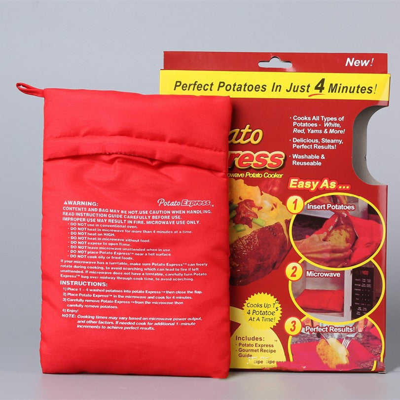 Kitchen Baked Potato Bag With Microwave Oven