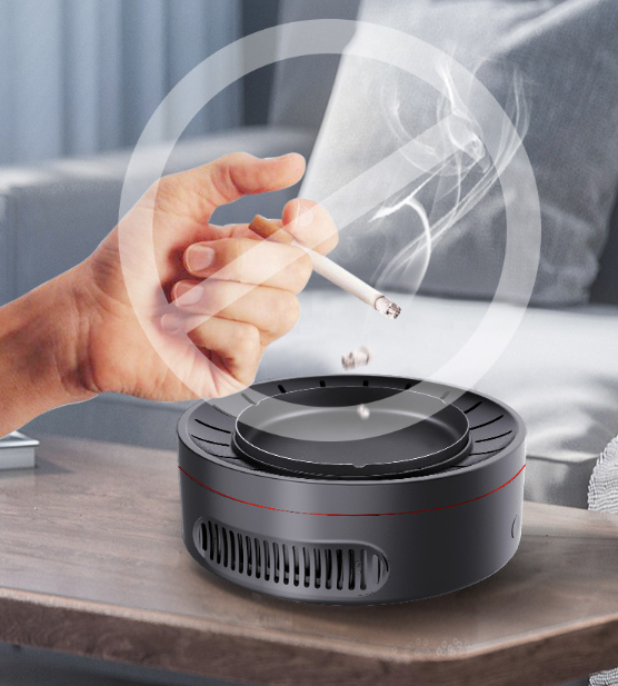 Creative electronic ashtray purifier