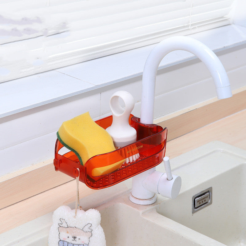 Installation-free Faucet Snap-on Sink Rack Kitchen Bathroom Suppliers Tools