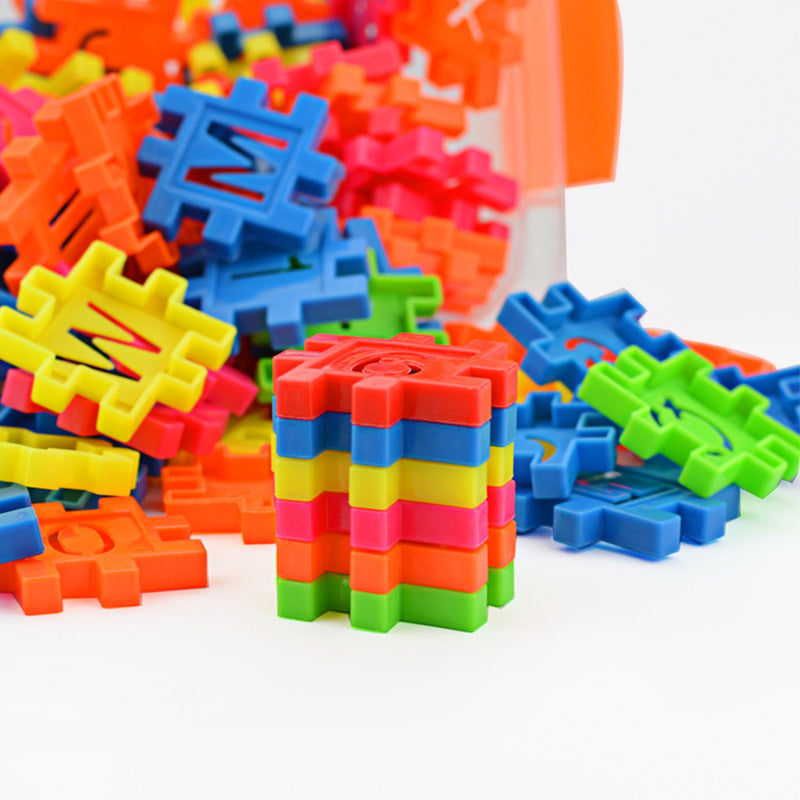 110pcs Set DIY Lepin Building Blocks Baby Boys And Girls 3D Blocks Funny Educational Mosaic Toys For Children Kids Block Toys