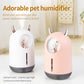New Humidifier Cute Pet Mini Household Small Moisturizing Aromatherapy Car Creativity Air Bear USB Humidifier LED Mist Maker