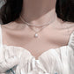 New Beads Women's Neck Chain Kpop Pearl Choker Necklace Gold Color Goth Chocker Jewelry On The Neck Pendant 2021 Collar For Girl