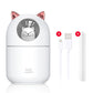 New Humidifier Cute Pet Mini Household Small Moisturizing Aromatherapy Car Creativity Air Bear USB Humidifier LED Mist Maker