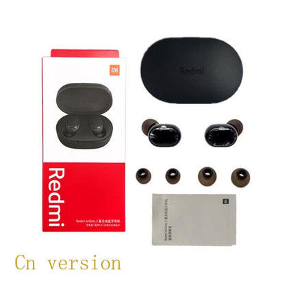 Xiaomi Redmi Airdots s Original Xiaomi Airdots 2 with Bluetooth 5.0 for Gaming Headset Wireless Earbuds with Mic Voice Control