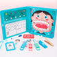 Wooden children simulation medical elution tooth more family small dentist role play early education educational toys