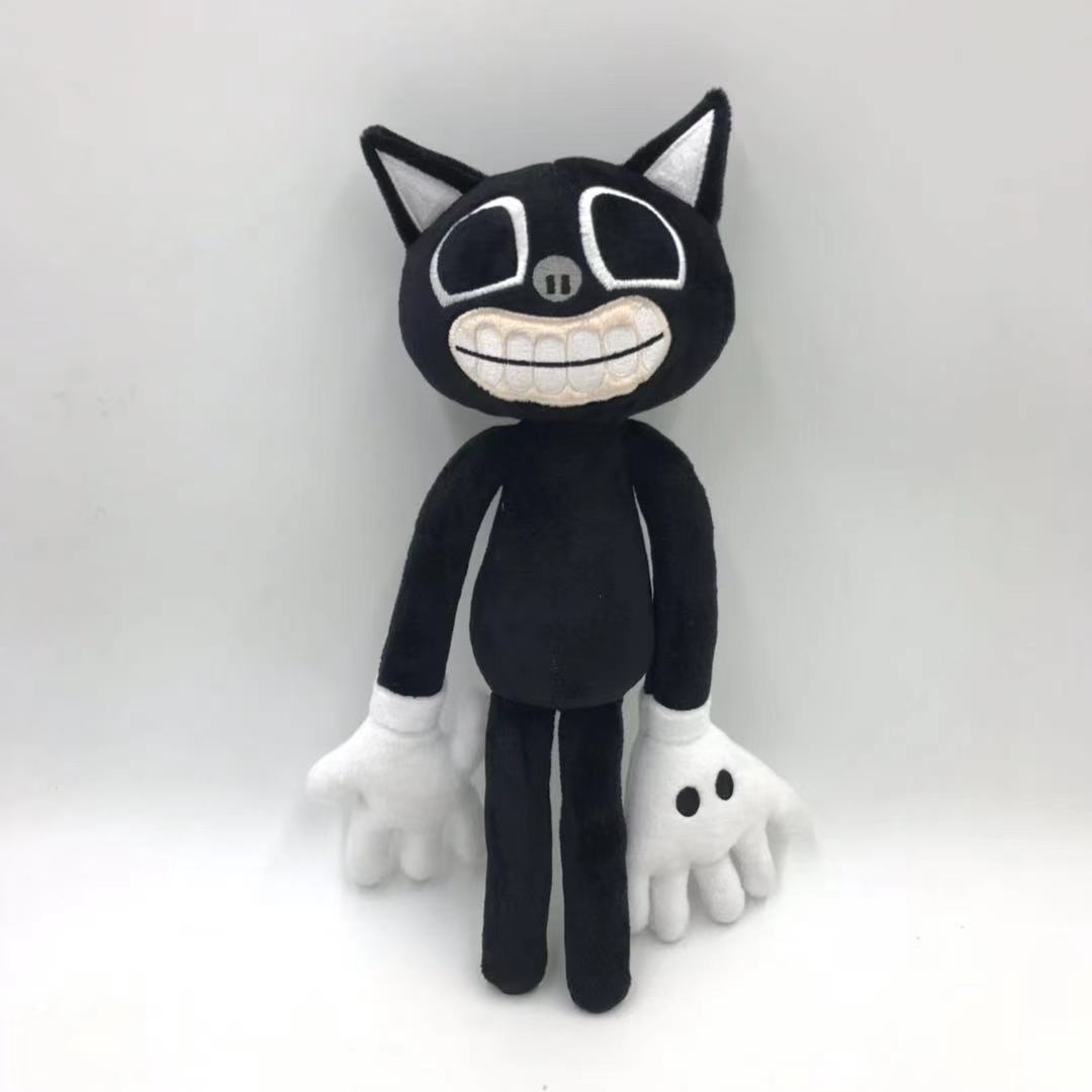 Siren Head Sweater Head Large Black Cat Black Dog Bailong Horse Anime Cartoon Doll Plush Toys Wholesale