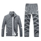 New Spring And Autumn Long-sleeved Casual Sports Suit Men's Middle-aged And Elderly Running Sportswear Dad Outfit